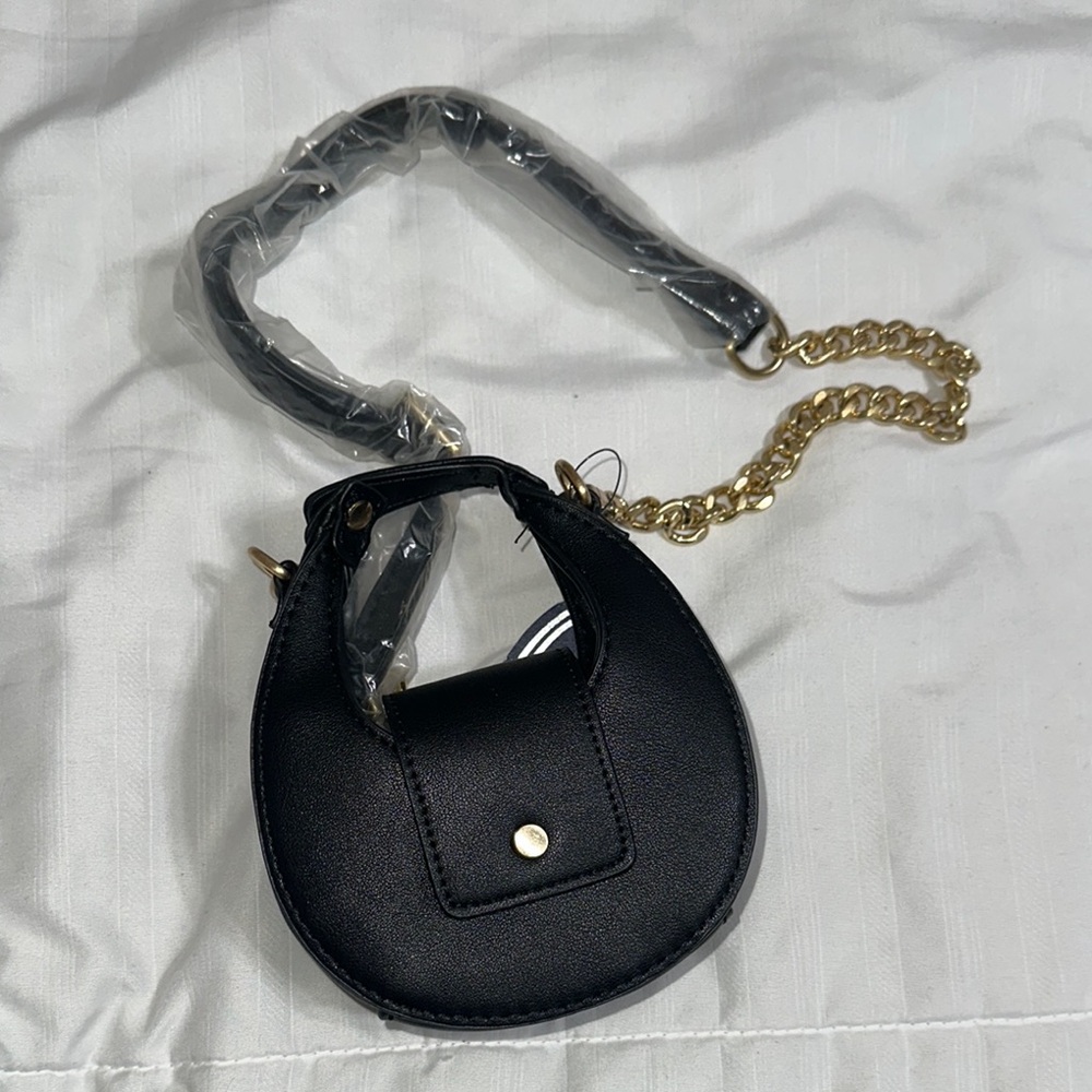 Mini Black and Gold Women's Bag